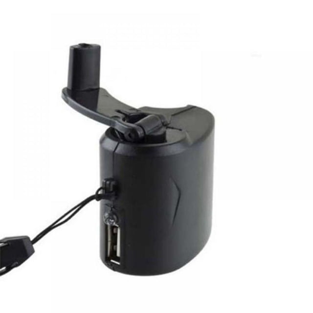 Dynamo Portative d'Urgence à Main, Manivelle, Chargeur de Charge USB, Sac à Dos de Camping, Équipement de Survie pour l'Extérieur