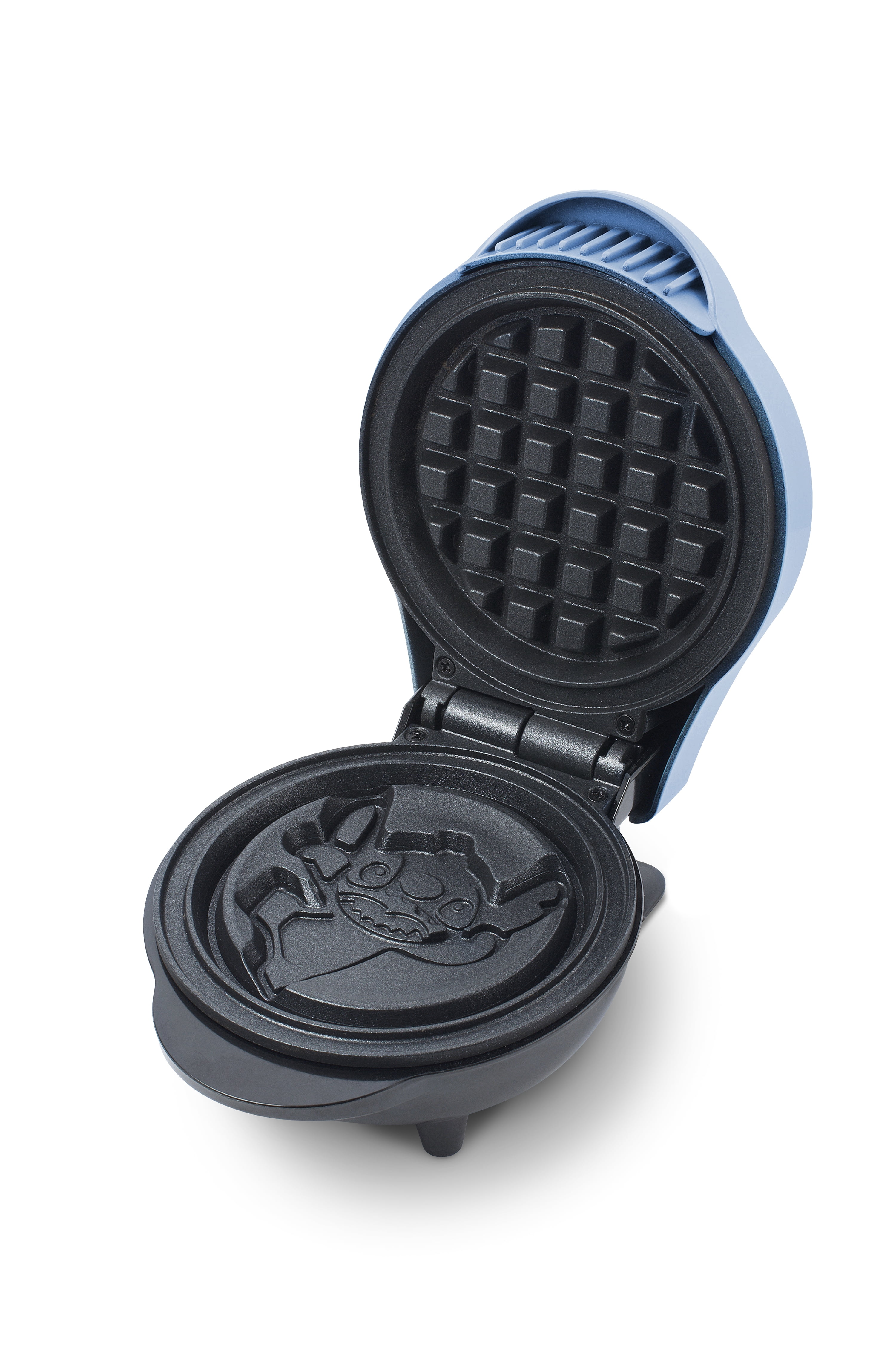 Disney Lilo & Stitch Sun Sand Sea 4" Mini Waffle Maker - Cute Appliance for Single Waffle - Features Nonstick Plates & Non-Skid Feet - Mini Machine with Power Light