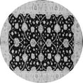 thumbnail image 1 of Ahgly Company Indoor Round Oriental Gray Traditional Area Rugs, 7' Round, 1 of 4