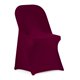 thumbnail image 1 of 1 PCS Waterproof Stretch Spandex Folding Chair Covers, Dining Room Chair Slipcovers Protector for Wedding, Banquet, Party, Holidays, Celebration and Decoration burgundy, 1 of 5