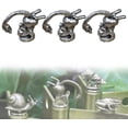 thumbnail image 1 of Cabezal de bisagra para decoración del hogar, cabezal de bisagra de puerta con forma de animal vintage, adorno decorativo para marco de puerta con forma de animal de bronce, juego de pasadores de bisa, 1 of 7
