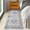 Gray, variant on Hasoo 9' x 12' Large Area Rug Vintage Rug Medallion Distressed Rug Soft Thin Low Pile Rug for Living Room Bedroom Gray