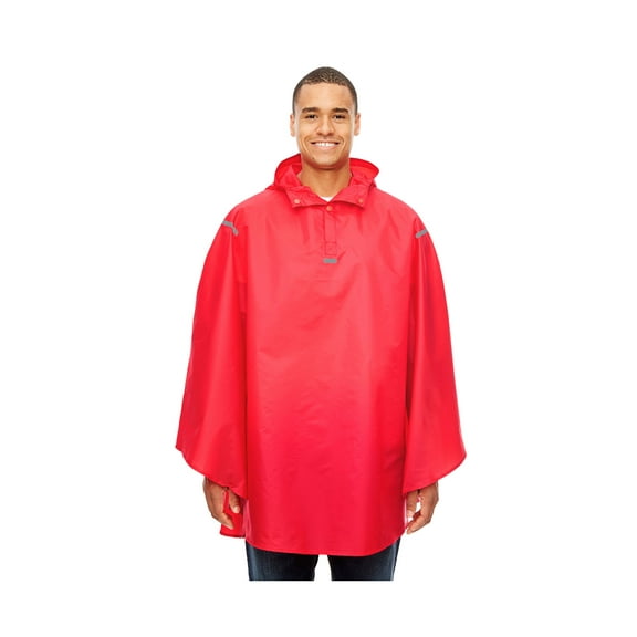 Team 365 Men's Stadium Packable Poncho, Style TT71