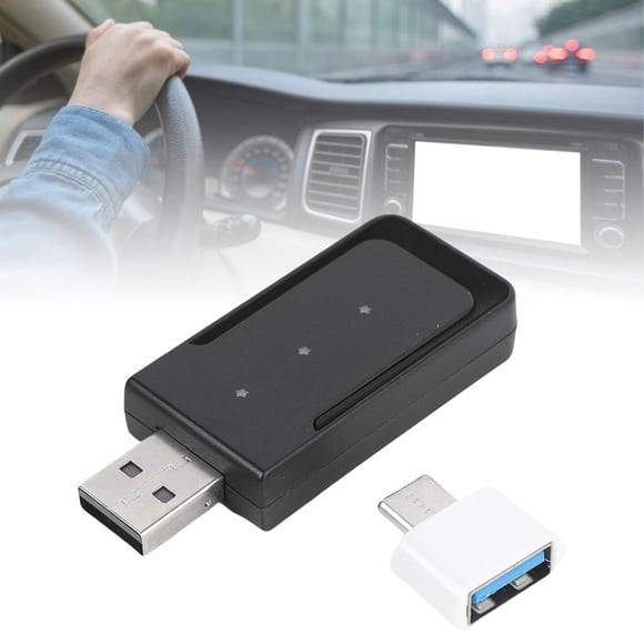 CarPlay Wireless Converter, 2 in 1 Wireless CarPlay & Auto Adapter, Plug & Play, Wide Range of Device Support, 5.0, WiFi, Language Control, Type C Input Port, Universal Product