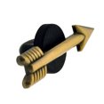 thumbnail image 2 of PinMart's Antique Gold Shooting Arrow Lapel Pin, 2 of 3