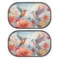 thumbnail image 2 of KUIFORTI Hummingbird Car Window Shade for Baby，2 Pack UV-Protection Car Side Window Sun Shades for UV and Sun Glare Protection, 2 of 7