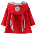 thumbnail image 4 of 0-6Y Cute Baby Kids Girls Coats Fall Winter Cloak Button Jacket Clothes Baby Outwear Clothes, 4 of 11