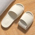 thumbnail image 4 of Hotel Slippers Bulk Foldable Sandals Lightweight Non-Slip EVA Travel Slippers for Women Men Portable Quick-Drying Shower Shoes for Hotel Spa Gym Beach Pool Bathroom,White 37(US-6), 4 of 4