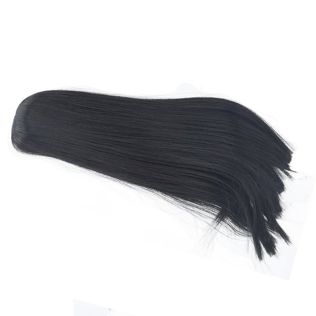 Perruque Cheveux de Poupée Perruque Cheveux Longs 8 à 9 Pouces Fibre Résistante à la Chaleur Perruque Droite, Perruque Tête Jouet Droite Remplacement de Cheveux pour Bricolage Poupée 1/3, Cheveux Doux Résistants aux Hautes Températures