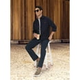 thumbnail image 4 of Tapata Men's Relaxed Fit Cargo Jeans Elastic Waist 6 Pockets Straight Leg Work Utility Pants, 4 of 6