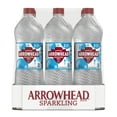 Arrowhead Sparkling Water, Simply Bubbles, 33.8 oz. Bottles (Pack of 12