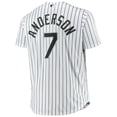 thumbnail image 3 of Men's Tim Anderson White Chicago White Sox Big & Tall Replica Player Jersey, 3 of 3