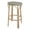 Yellow, variant on Butler Specialty Company Ballito 24 in. Seat Height Oval Rattan Counter Stool - Orange and Brown