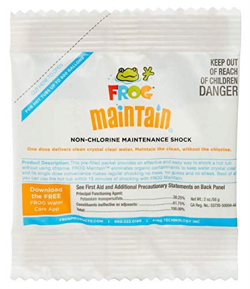 SPA FROG Maintain Non-Chlorine Maintenance Shock Single Use Packets (pack of 12) (GLB)
