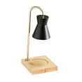thumbnail image 2 of Lámpara eléctrica para calentar velas, calentador de fusión, lámpara para derretir velas, lámpara de mesa, luz nocturna para cabecera, para Yoga, SPA, tarro, velas Base Madera Negro Soledad lámpara calentador de velas, 2 of 9