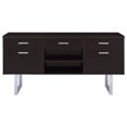 thumbnail image 3 of Coaster 801522 Home Furnishings Credenza, Silver, 3 of 13
