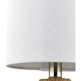 thumbnail image 3 of Maxax Boho Mini Table Lamps Set of 2 , 13" Farmhouse Rattan Beside Lamps with White Fabric Shade for Bedroom, Living Room, 3 of 6
