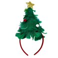 thumbnail image 1 of Needzo Tinsel - Diadema para árbol de Navidad, accesorio festivo para el pelo para mujeres o niñas, talla única, 1 of 5
