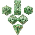 thumbnail image 2 of Juego de mesa de 7 piezas con dados de ángel de la Jihad de Metal Hollow, DND, Keshulu, para correr en grupo, de colores multifacéticos, 2 of 2