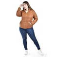 thumbnail image 4 of Chamarra acolchada con capucha Roman Fashion /Tallas Extras, 005 (Camel) cafe 38, 4 of 6