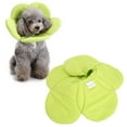 thumbnail image 4 of Chien Elizabeth Col, Irritant Gratuit Prévenir Lécher Forme de Tournesol Réglable Animal de Compagnie Récupération Collier pour Post-Chirurgie YLSB05 Rose, YLSB06 Vert, YLSB08 Violet, 4 of 8