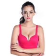 thumbnail image 3 of Women Sports Bra Push Up Wireless Yoga Fitness Padded Seamless Top Bras, 3 of 4