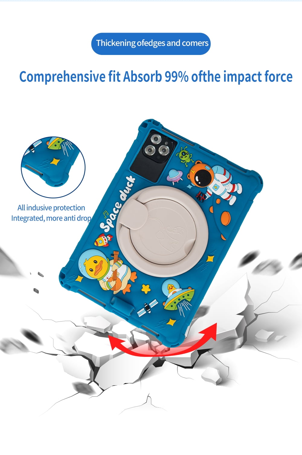 10.1 Inch Tablet Android 13 Tablet 6GB RAM 128GB ROM 4G Mobile Phone Call Octa Core 8 CPU AI Speed-up 5000mAh Battery
