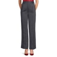 thumbnail image 1 of Tommy Hilfiger Womens High Rise Wide Dress Pants, Blue, 10, 1 of 1