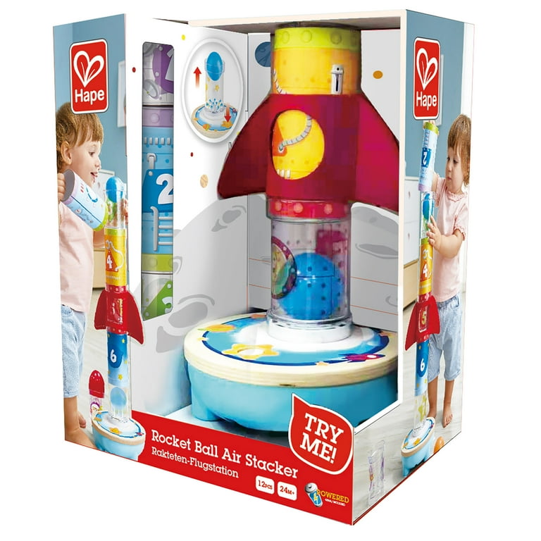 Free Shipping! Hape: Rocket Ball Air Stacker - Sorting