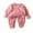 Pink, variant on Besolor Toddler Baby Girls Fleece Pajamas Kids Cozy Crewneck Long Sleeve Tops and Pants Warm Winter Outfit Sleepwear Pjs