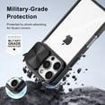 thumbnail image 3 of Hootek Clear Case Compatible with iPhone 16 Promax, Sliding Lens Cover Protector, Transparent Phone Case with Colored Frame, Shockproof and Scratch-Resistant Acrylic Back iPhone 16 Promax, 3 of 7