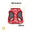 thumbnail image 2 of Pechera para Perro Jack Pet Emoticon Rojo Grande, 2 of 3
