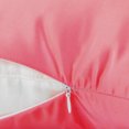 thumbnail image 4 of Flxxie Satin Pillowcases with Zipper Silky Soft Sateen Pillow Cases Covers Set of 2 (King, Coral Pink), 4 of 5