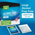 thumbnail image 4 of Tender Gentle XL Alcohol Wipes, Individually Wrapped - Case of 1,000 Sterile Alcohol Prep Pads Saturated with 70% Isopropyl, 4 of 6
