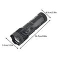 thumbnail image 3 of Strong Light Flashlight with White/Yellow LED | Telescopic Zoom | Battery Display | USB Type-C Rechargeable | Power Bank Function | 5 Lighting Modes | 6鈥?2 Hour Runtime | Outdoor Emergency | 155g, 3 of 9