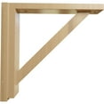 thumbnail image 3 of Ekena Millwork 2 1/2"W x 12 3/4"D x 12 1/4"H Traditional Shelf Bracket, Cherry (2-Pack), 3 of 4