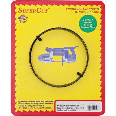 57 Long SuperCut B57W38H6 Three Wheeler Bandsaw Blades 3//8 Width; 6 Hook Tooth; 0.014 Thickness