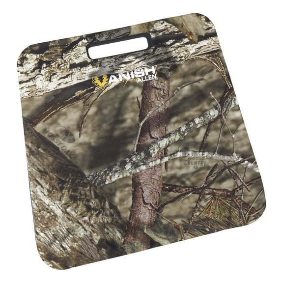 Vanish Foam Rectangle Seat Cushion By Allen - 13" x 14" x 1", Mossy Oak, Water-resistant, Backless, 5832