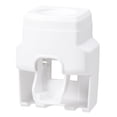 thumbnail image 1 of Dispensador automático de pasta de dientes con tubo exprimidor para cepillos de dientes, estantes de almacenamiento de ABS para colgar en la pared, 1 of 6