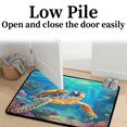 thumbnail image 4 of CURLYOOT Nautical Coastal Front Door Mat, Washable Non-Slip Sea Turtle Door Mat, Indoor Outdoor Floor Mats Absorbent Welcome Doormat for Entrance 20" x 30", 4 of 8