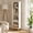 Rustic White, variant on Manxile 4 Cube Vertical Storage Organizer, Modern White Wood Bookshelf for Living Room, Bedroom, Study Room