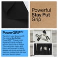 thumbnail image 4 of GORILLA GRIP Drawer Shelf Liner, Non-Adhesive Liners for Kitchen Pantry Cabinets, Easy Install, 12"x10', Black, 4 of 10