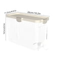 thumbnail image 3 of Abs Beverage Dispenser, Cold Kettle Jar With Spigot and Lid, for Refrigerator Drinks Storage, White, 3 of 7