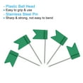 thumbnail image 4 of Unique Bargains Flag Map Push Pins, 1 Inch Travel Map Pins with Plastic Head, Green, 100Pack, 4 of 6
