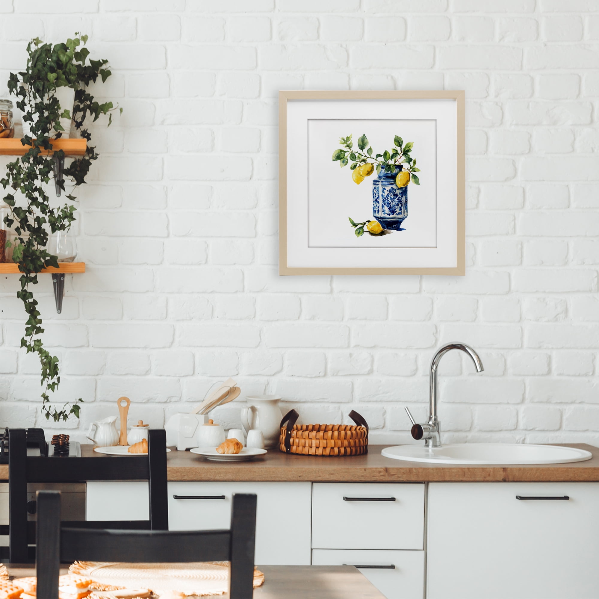 Stupell Industries Ornate Lemon Treasures Birch Framed Print Under Glass, design by Svetlana Aleynikova