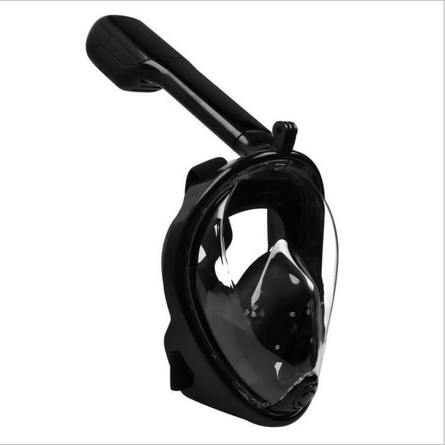 Masque de Plongée sous-Marine Anti-Buée Ensemble Complet de Snorkeling (Noir)S/M