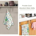 thumbnail image 3 of SKYSONIC 2 Pack Easter Watercolor Bunny Gnomes Hand Towels, Spring Eggs Kitchen Towel Ultra Soft and Absorbent,Decorative Fingertip Face Towel for Bathroom Hotel, 28.3"x14.4", 3 of 6