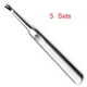 thumbnail image 5 of Vogacara Nail Cuticle Pusher Manual Stainless Steel Skin Remover Removing Dead Portable Fingernail Salon Toenail Manicure Type1, 5 of 6
