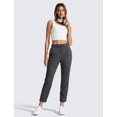 thumbnail image 3 of Pantalones CRZ YOGA 27" con elasticidad 4 direcciones, tobillo, gris tinta, talla M, 3 of 5