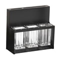 thumbnail image 3 of Tnarru Cutlery Storage Rack Cutlery Drying Rack Non Slip Carbon Steel Modern Multiple Slots Universal Knife Block Knives Drain Stand black, 3 of 8
